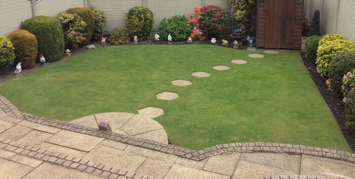 Before images of steps and pathway in Wakefield