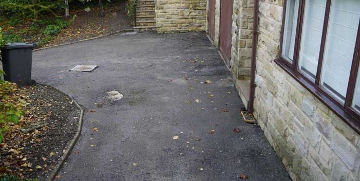 Before Tarmac driveway in Doncaster