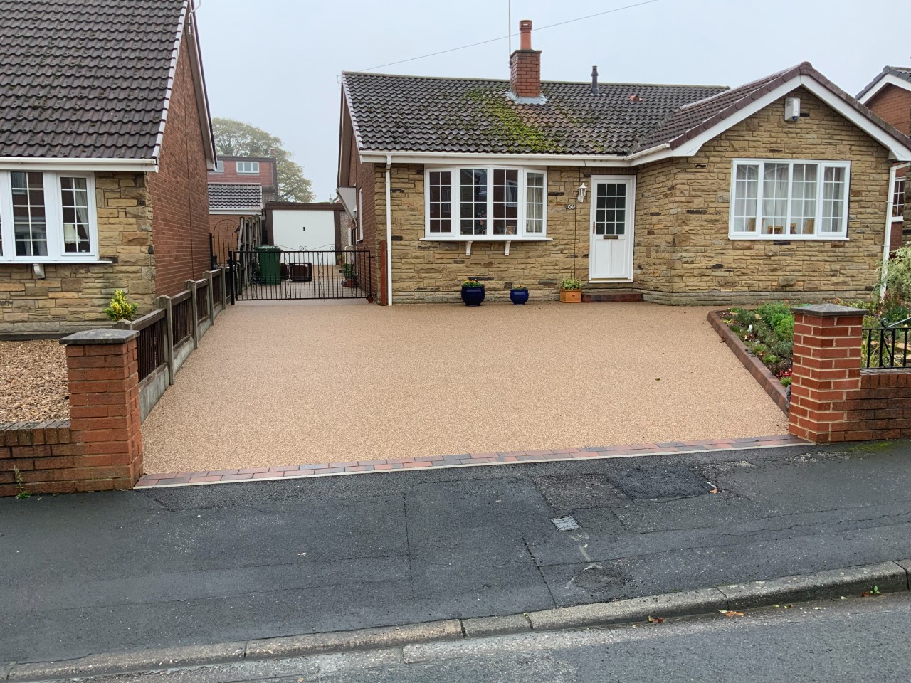 Resin driveway