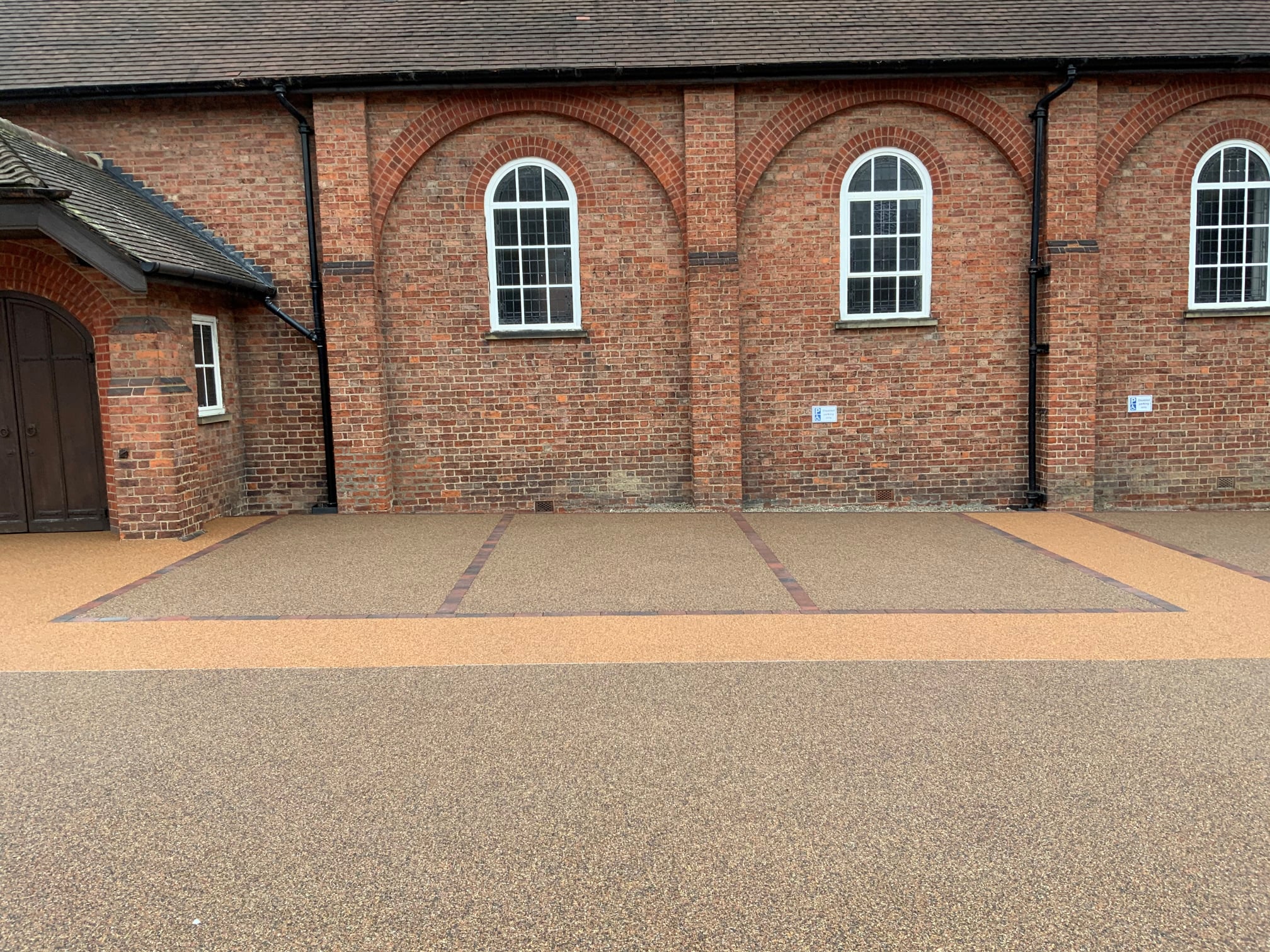 Resin car parks