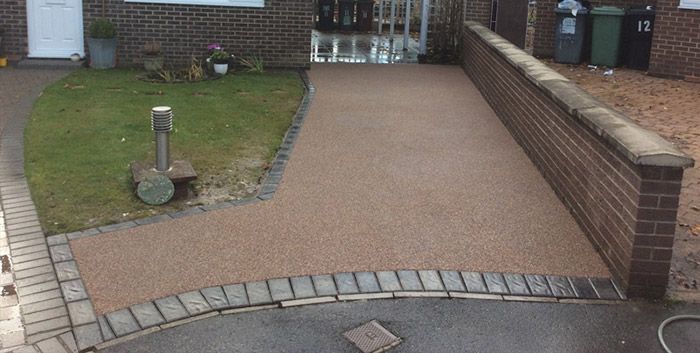 After image of resin driveway York