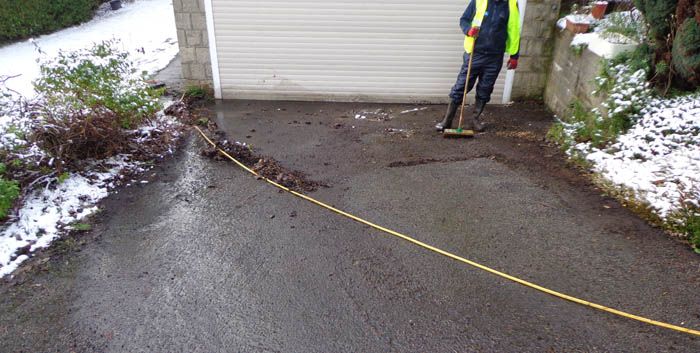 Before image Tarmac driveway
