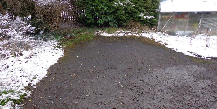 Before image large tarmac driveway Sheffield