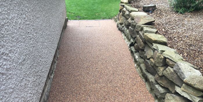 After image of new resin path
