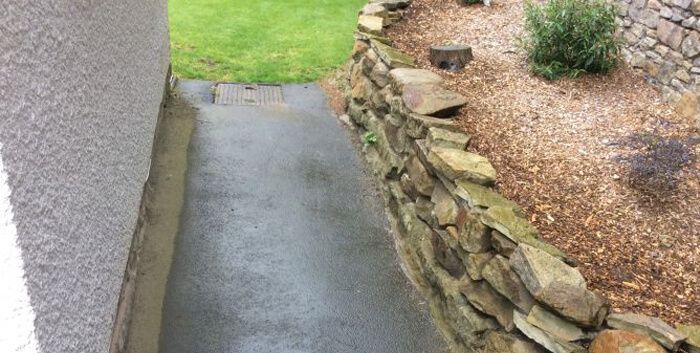 Before image of pathway