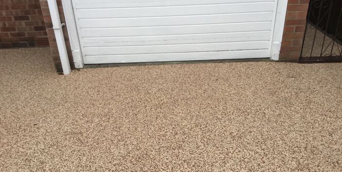 After image of new resin driveway Barnsley