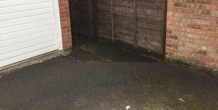 Before image of concrete driveway Barnsley