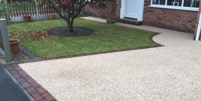 After Resin driveway and pathway in Halifax