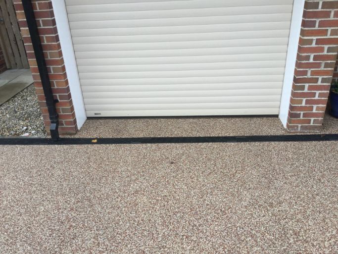 After Image of a new Danish Red Resin Driveway